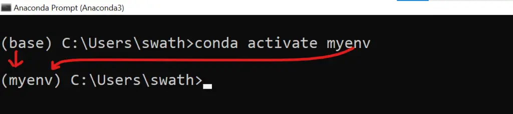 anaconda activate environment